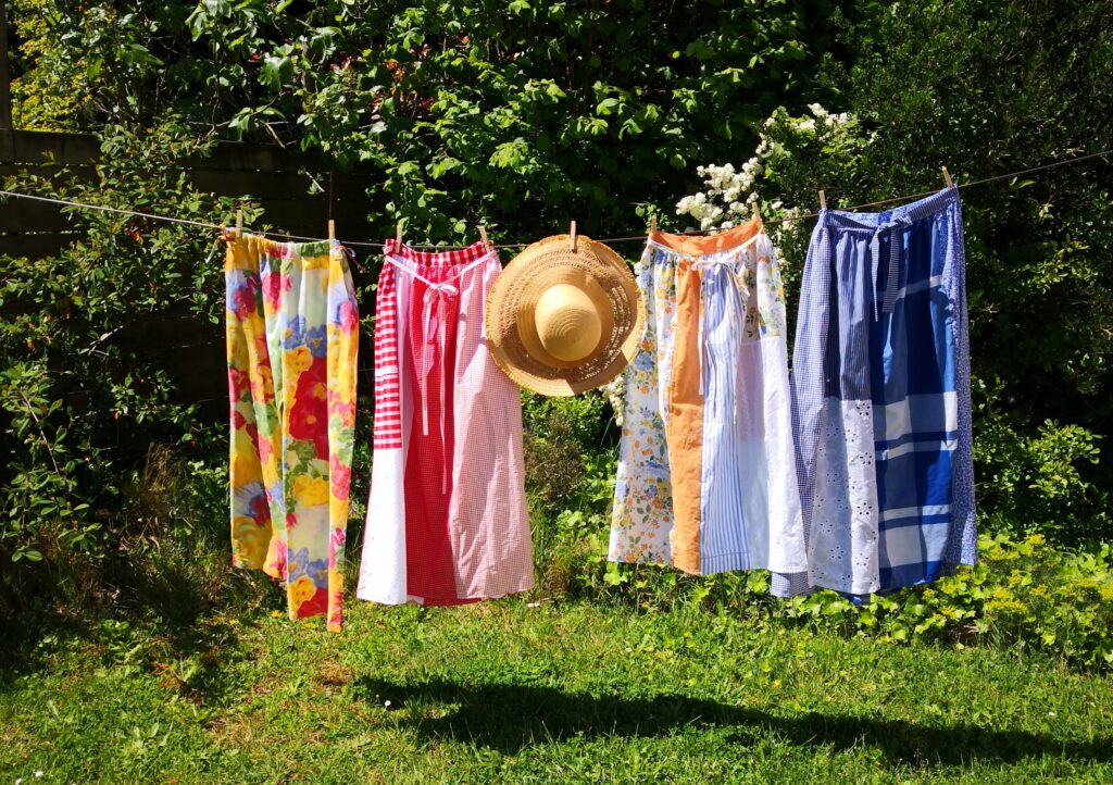 vêtements upcyclés Envie d'A sur un fil