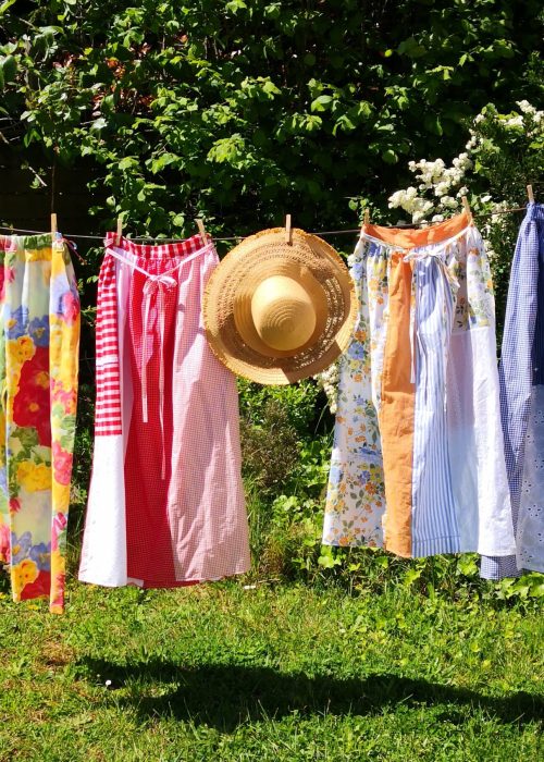 vêtements upcyclés Envie d'A sur un fil